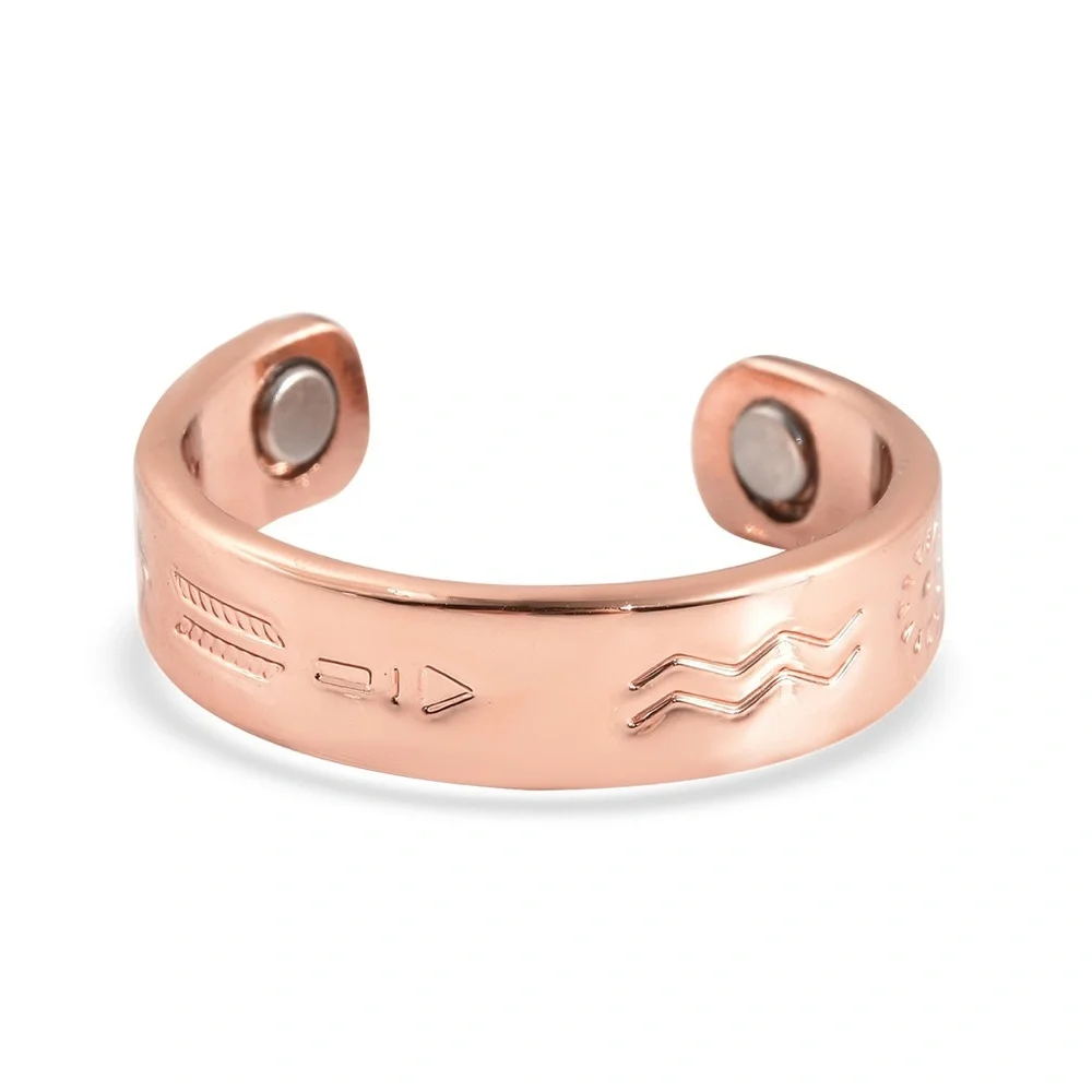 Open Shank Tribal Magnetic Ring